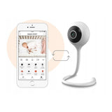 Video monitor, Lionelo, Babyline Smart, Cu aplicatie Smart Life, Cablu USB, Conexiune Wifi, Comunicare bidirectionala, Senzor de temperatura, Alb