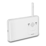 Videofon, Lionelo, Babyline 8.3, Cu termometru, Cu melodii, Comunicare in 2 sensuri, Rotire 360 grade, Alb