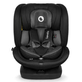 Scaun auto, Lionelo, Bastiaan i-Size, 4 in 1, Protectie laterala, Cu spatar inclinabil in 4 pozitii, Cu tetiera reglabila in 7 pozitii, Rotire 360 grade, Top Tether, 0-36 Kg, 40-150 cm, Cu Isofix, Conform cu ECE R129/03, Gri
