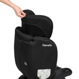 Scaun auto, Lionelo, Bastiaan i-Size, 4 in 1, Protectie laterala, Cu spatar inclinabil in 4 pozitii, Cu tetiera reglabila in 7 pozitii, Rotire 360 grade, Top Tether, 0-36 Kg, 40-150 cm, Cu Isofix, Conform cu ECE R129/03, Gri