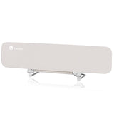 Bariera de protectie pentru pat, Lionelo, Lora XL, Pliabila, Sistem de blocare StandSafe, Geanta de transport inclusa, 150x46 cm, Conform cu BS 7972:2001+A1:2009, Bej