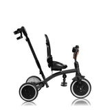 Tricicleta copii, Lionelo, Tris Plus, Ultrapliabila, Multifunctionala, Pana la 25 kg, Inclinare spatar in fata si in spate, Suport picioare, Control al directiei, Scaun reversibil, Rotire 360 grade, Conform cu EN71, 9 luni-5 ani, Bej