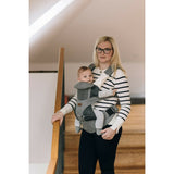 Marsupiu bebe, FreeON, Carry Me, 3 in 1, De la 4 luni pana la 15 kg, Tesatura din plasa 3D, Confortabil si sigur pentru bebe, Gri