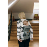 Marsupiu bebe, FreeON, Carry Me, 3 in 1, De la 4 luni pana la 15 kg, Tesatura din plasa 3D, Confortabil si sigur pentru bebe, Gri