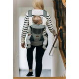 Marsupiu bebe, FreeON, Carry Me, 3 in 1, De la 4 luni pana la 15 kg, Tesatura din plasa 3D, Confortabil si sigur pentru bebe, Gri