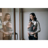 Marsupiu bebe, FreeON, Carry Me, 3 in 1, De la 4 luni pana la 15 kg, Tesatura din plasa 3D, Confortabil si sigur pentru bebe, Grey/Pink