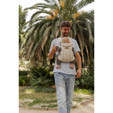 Marsupiu bebe, Jane, Dual, Ergonomic, De la nastere pana la 15 Kg, Botanic