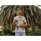 Marsupiu bebe, Jane, Dual, Ergonomic, De la nastere pana la 15 Kg, Conform EN 13209-2:2015, Sand