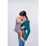 Marsupiu ergonomic, Lionelo, Margareet Air, 3 pozitii de purtare, Certificat de Institutul International pentru Displazie de Sold, 4 luni+, Pana la 20 Kg, Material respirabil 3D Air Mesh, Catarama dubla de siguranta, Bej