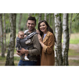 Marsupiu ergonomic, Lionelo, Margareet Air, 3 pozitii de purtare, Certificat de Institutul International pentru Displazie de Sold, 4 luni+, Pana la 20 Kg, Material respirabil 3D Air Mesh, Catarama dubla de siguranta, Bej