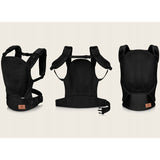 Marsupiu ergonomic, Lionelo, Margareet Air, 3 pozitii de purtare, Certificat de Institutul International pentru Displazie de Sold, 4 luni+, Pana la 20 Kg, Material respirabil 3D Air Mesh, Catarama dubla de siguranta, Negru