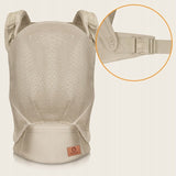 Marsupiu ergonomic, Lionelo, Margareet Air, 3 pozitii de purtare, Certificat de Institutul International pentru Displazie de Sold, 4 luni+, Pana la 20 Kg, Material respirabil 3D Air Mesh, Catarama dubla de siguranta, Bej