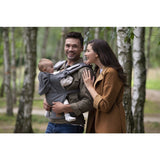 Marsupiu ergonomic, Lionelo, Margareet Air, 3 pozitii de purtare, Certificat de Institutul International pentru Displazie de Sold, 4 luni+, Pana la 20 Kg, Material respirabil 3D Air Mesh, Catarama dubla de siguranta, Bej