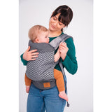 Marsupiu ergonomic, Lionelo, Margareet Air, 3 pozitii de purtare, Certificat de Institutul International pentru Displazie de Sold, 4 luni+, Pana la 20 Kg, Material respirabil 3D Air Mesh, Catarama dubla de siguranta, Negru