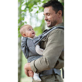 Marsupiu ergonomic, Lionelo, Margareet Air, 3 pozitii de purtare, Certificat de Institutul International pentru Displazie de Sold, 4 luni+, Pana la 20 Kg, Material respirabil 3D Air Mesh, Catarama dubla de siguranta, Negru