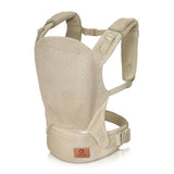 Marsupiu ergonomic, Lionelo, Margareet Air, 3 pozitii de purtare, Certificat de Institutul International pentru Displazie de Sold, 4 luni+, Pana la 20 Kg, Material respirabil 3D Air Mesh, Catarama dubla de siguranta, Bej