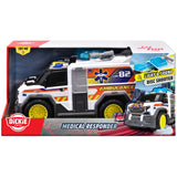 Masina de ambulanta Dickie Toys Medical Responder 30 cm cu lumini si sunete