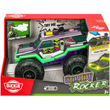 Masina Dickie Toys Rowdy Rocker 25 cm verde cu lumini si sunete
