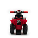 ATV copii, Baby Mix, Masinuta, Cu lumini si muzica, Fara pedale, 60 x 38 x 42 cm, Red