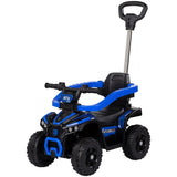 Masinuta de impins Chipolino ATV cu maner blue