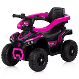 Masinuta de impins Chipolino ATV cu maner pink