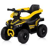 Masinuta de impins Chipolino ATV cu maner yellow