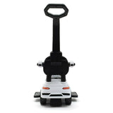 Masinuta de impins, Baby Mix, Police, Cu maner de impins detasabil, Cu protectii laterale, Cu melodii si claxon, Cu suport jucarii sub sezut