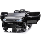 Masinuta electrica Chipolino SUV Land Rover Discovery cu scaun din piele si roti EVA black