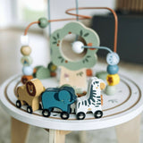 Masuta Montessori cu activitati, Free2Play, Cu multiple activitati, Dezvolta coordonarea ochi-mana, Din lemn, 18 luni+, Think and Play