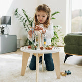 Masuta Montessori cu activitati, Free2Play, Cu multiple activitati, Dezvolta coordonarea ochi-mana, Din lemn, 18 luni+, Think and Play