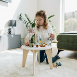 Masuta Montessori cu activitati, Free2Play, Cu multiple activitati, Dezvolta coordonarea ochi-mana, Din lemn, 18 luni+, Think and Play