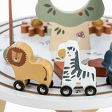 Masuta Montessori cu activitati, Free2Play, Cu multiple activitati, Dezvolta coordonarea ochi-mana, Din lemn, 18 luni+, Think and Play