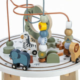 Masuta Montessori cu activitati, Free2Play, Cu multiple activitati, Dezvolta coordonarea ochi-mana, Din lemn, 18 luni+, Think and Play