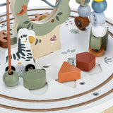 Masuta Montessori cu activitati, Free2Play, Cu multiple activitati, Dezvolta coordonarea ochi-mana, Din lemn, 18 luni+, Think and Play