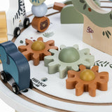 Masuta Montessori cu activitati, Free2Play, Cu multiple activitati, Dezvolta coordonarea ochi-mana, Din lemn, 18 luni+, Think and Play