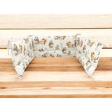 Aparatoare pentru patut, MimiNu, Din bumbac certificat Oeko Tex Standard 100, 180x30 cm, Cu panglici, Design, Time for fun