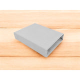 Cearceaf cu elastic, MimiNu, Pentru patut leagan sau patut co-sleeper, Dimensiune 90x40 cm, Din bumbac certificat Oeko Tex Standard 100, Colectia Royal, Grey