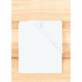 Cearceaf cu elastic, MimiNu, Jerse, Pentru pat 160x80 cm, Material certificat Oeko Tex Standard 100, White