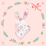 Jucarie textila senzoriala, MimiNu, Moale, Cu doua fete, 30 x 30 cm, Din catifea si bumbac, Materiale certificate Oeko Tex Standard 100, Design, Pink Ballerina