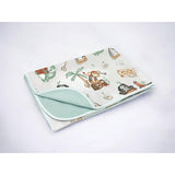 Paturica moale, MimiNu, Cu doua fete, Dimensiune 75x100 cm, Din bumbac certificat Oeko Tex Standard 100, Design, Pirates Natural