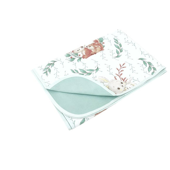 Paturica moale, MimiNu, Cu doua fete, Dimensiune 75x100 cm, Din bumbac certificat Oeko Tex Standard 100, Lulu Natural