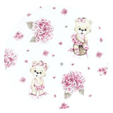 Paturica pufoasa, MimiNu, Cu doua fete, Dimensiune 75x100 cm, Din tesatura minky si bumbac, Materiale certificate Oeko Tex Standard 100, Design, Pink Ballerina