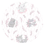 Paturica pufoasa, MimiNu, Cu doua fete, Dimensiune 75x100 cm, Din tesatura de catifea si bumbac, Materiale certificate Oeko Tex Standard 100, Lulu Rose