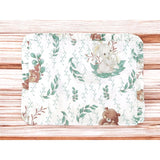 Perna clasica de dormit, MimiNu, Cu volanas, Cu husa detasabila cu fermoar, Din bumbac certificat Oeko Tex Standard 100, Pentru patut, carucior, balansoar, 30x40 cm, Lulu Natural