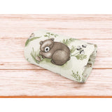 Perna pentru alaptat, MimiNu, Tip manson, Din bumbac certificat Oeko Tex Standard 100, 25 cm, Calm Forest Natural