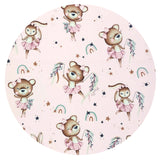 Protectie textila, MimiNu, Pentru carucior, scaun auto si scaun de bicicleta, Cu perna Butterfly, Materiale certificate Oeko Tex Standard 100, Minky Little Ballerina Pink