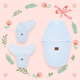 Sistem de infasare, MimiNu, Pentru bebe, 0 - 3 luni, Din tesatura thermofrotte, Blue