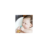 Dispozitiv de hranire, Nuby, Pentru alimente lichide sau semi-solide, Silicon, Fara BPA, 6+ luni, Albastru