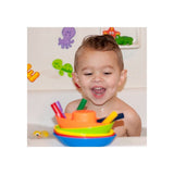 Set 5 creioane colorate, Nuby, Pentru baie, 36+