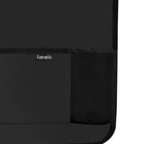 Organizator auto, Lionelo, Cu 5 buzunare de diferite dimensiuni, Cu buzunar pentru tableta, Montare cu clema, Piele ecologica, Impermeabila, Negru